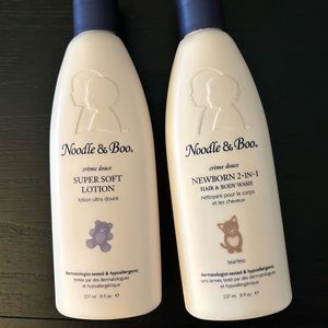 Noodle & Boo Newborn Bath Set NEVER USED